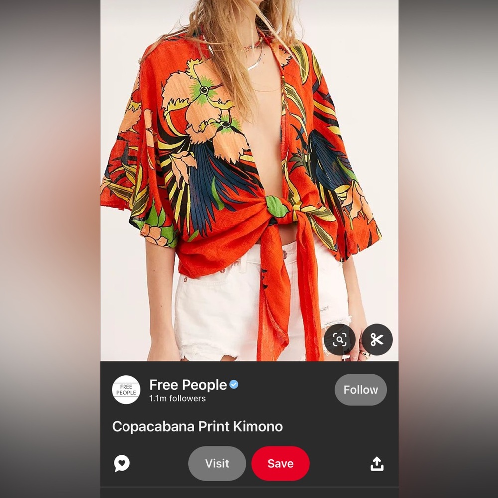 ISO Free People Copacabana Kimono